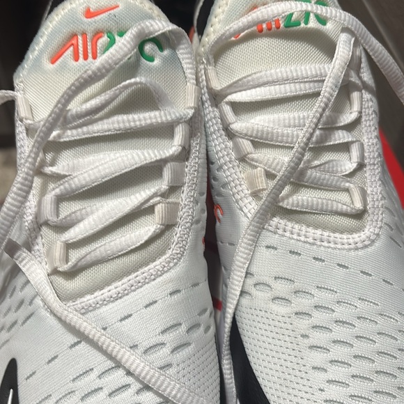 Nike Kids Black, White & Orange Air270 Sneakers - Picture 8 of 9